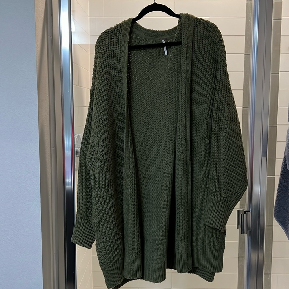 Free People oversized knit sweater